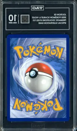 2025 POKEMON PRE EN PRISMATIC EVOLUTIONS #153 JOLTEON EX TAG 10 - Image 2