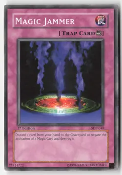 Yugioh - Magic Jammer SDP-048 1st Edition - Starter Deck: Pegasus - Image 1
