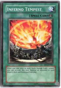 Yugioh - Inferno Tempest EP1-EN007 Limited - Yu-Gi-Oh! Movie Exclusive Pack - Image 1