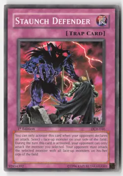 Yugioh - Staunch Defender DCR-046 1st Edition - Dark Crisis - Image 1