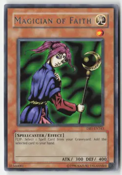 Yugioh - Magician of Faith DB1-EN163 Unlimited - Dark Beginning 1 - Image 1