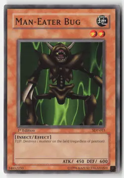Yugioh - Man-Eater Bug SDP-015 1st Edition - Starter Deck: Pegasus - Image 1