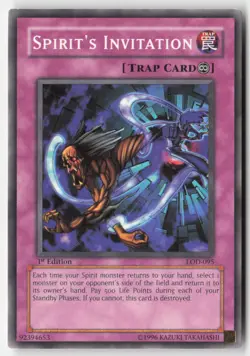 Yugioh - Spirit's Invitation LOD-095 1st Edition - Legacy of Darkness - Image 1