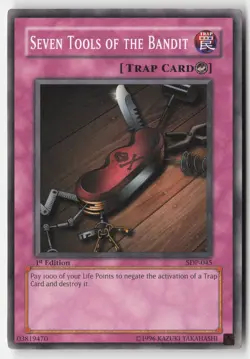 Yugioh - Seven Tools of the Bandit SDP-045 1st Edition - Starter Deck: Pegasus - Image 1