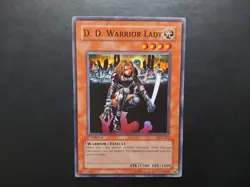Yugioh - D.D. Warrior Lady DCR-027 Super Rare 1st Edition - Image 1