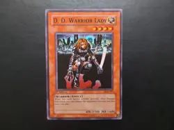 Yugioh - D.D. Warrior Lady DCR-027 Super Rare 1st Edition - Image 1