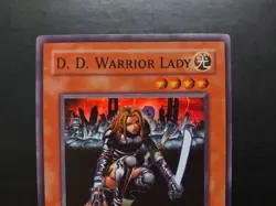 Yugioh - D.D. Warrior Lady DCR-027 Super Rare 1st Edition - Image 2