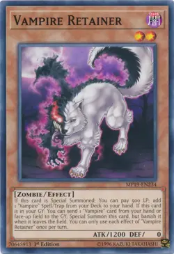 Vampire Retainer - MP19-EN234 - Common - 1st Edition - Lightly Played - Image 1