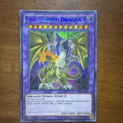 Yu-Gi-Oh! Five-Headed Dragon BLHR-EN000 Battles of Legend 1st Ed Fusion/Holo - Image 1