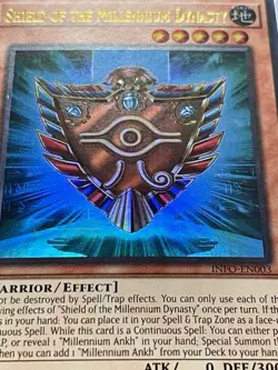 3x Shield Of The Millennium Dynasty + 3x Golem That Guards Treasures | YuGiOh! - Image 2
