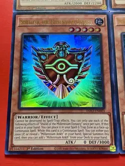3x Shield Of The Millennium Dynasty + 3x Golem That Guards Treasures | YuGiOh! - Image 3