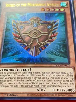 3x Shield Of The Millennium Dynasty + 3x Golem That Guards Treasures | YuGiOh! - Image 4
