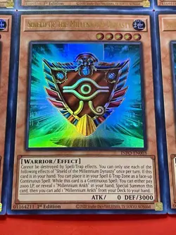 3x Shield Of The Millennium Dynasty + 3x Golem That Guards Treasures | YuGiOh! - Image 5
