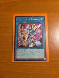 The Gaze of Timaeus MZMU-EN013 SECRET RARE 1st EDITION Yugioh - Image 1