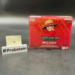 Auction #4 One Piece English OP-13 Carrying On His Will Booster Box Sealed - Image 1