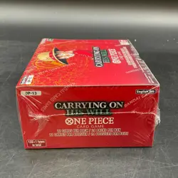 Auction #4 One Piece English OP-13 Carrying On His Will Booster Box Sealed - Image 4