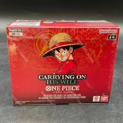 Auction #2 One Piece English OP-13 Carrying On His Will Booster Box Sealed - Image 2