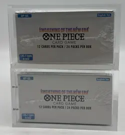 Lot (2) One Piece EN OP-05 Awakening of the New Era Booster Box Sealed w/Acrylic - Image 5