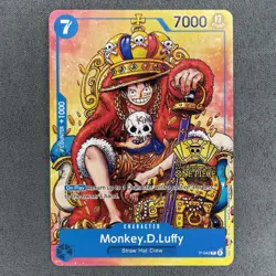 One Piece TCG - Monkey.D.Luffy P-043 (2nd Anniversary Stamped Promo) - Image 2