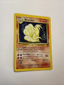 Pokemon Card: Ninetales HOLO 13/130 Base Set 2 Vintage Rare! NM / LP - Image 1