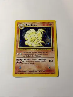 Pokemon Card: Ninetales HOLO 13/130 Base Set 2 Vintage Rare! NM / LP - Image 2