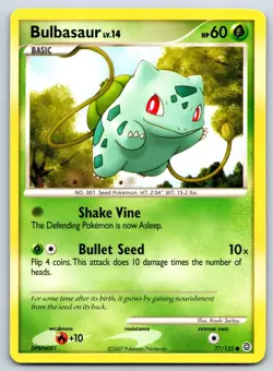 Bulbasaur - Secret Wonders 77/132 Kouki Saitou Diamond Pearl Pokemon 151 Card LP - Image 1