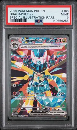 Pokemon TCG Dragapult EX SIR Prismatic Evolutions Card 165/131 PSA 9 MINT - Image 1