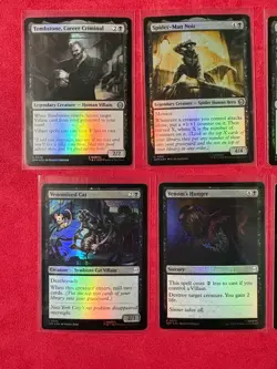 Morlun Black Foil Lot- Marvel’s Spider-Man SPM MTG Magic The Gathering 10 Cards - Image 2