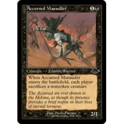 ACCURSED MARAUDER (RETRO FRAME) X4 Modern Horizons 3 Magic MTG MINT CARD - Image 1