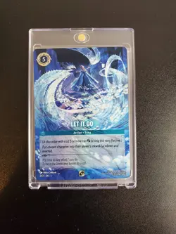 Let It Go (Lorcana Challenge Top 128) 2 Disney Lorcana Promo Cards Holo FOIL - Image 1