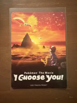 Pokemon Ash's Pikachu Promo Card Lot (7) Movie I Choose You! SM109-114 Hats - Image 2
