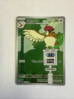 Pokemon Pidgeotto TCG Holo Illustration Rare Card 208/197SV03: Obsidian Flames - Image 1