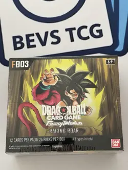 Dragon Ball Super Card Game - Fusion World - Raging Roar Booster Box (FB03) - Image 1