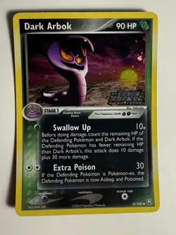 Pokemon Card Dark Arbok 29/109 – Reverse Holo – Team Rocket Returns (2004) - Image 3