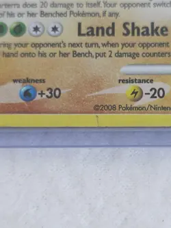 Torterra 11/100 - Rare Holo Pokemon TCG Card - Diamond & Pearl Stormfront 2008 - Image 4