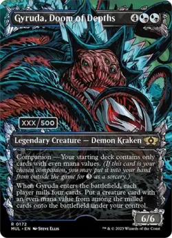 MTG English Gyruda, Doom of Depths (Serialized) NM Foil - Image 1