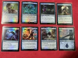 Mysterio Blue Foil Lot- Marvel’s Spider-Man SPM MTG Magic The Gathering 8 Cards - Image 1