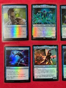 Mysterio Blue Foil Lot- Marvel’s Spider-Man SPM MTG Magic The Gathering 8 Cards - Image 2