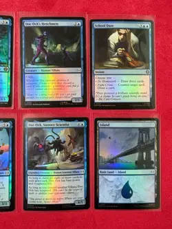 Mysterio Blue Foil Lot- Marvel’s Spider-Man SPM MTG Magic The Gathering 8 Cards - Image 3