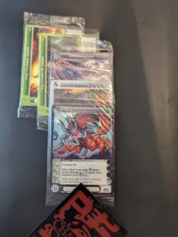 Chaotic Fire And Stone 3 Card Promo Lot Of 10x Sealed - Image 1