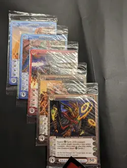 Chaotic Fire And Stone 3 Card Promo Lot Of 10x Sealed - Image 2