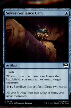 Sewer-veillance Cam FOIL Teenage Mutant Ninja Turtles 53 NM - Image 1