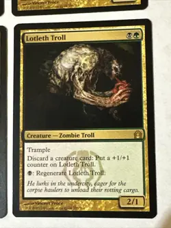 Lotleth Troll X4 Return To Ravnica Ex Condition See Pics Front/back - Image 2