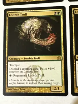 Lotleth Troll X4 Return To Ravnica Ex Condition See Pics Front/back - Image 3