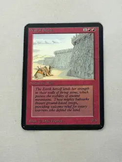MTG Wall of Stone Alpha Magic the Gathering - Image 1