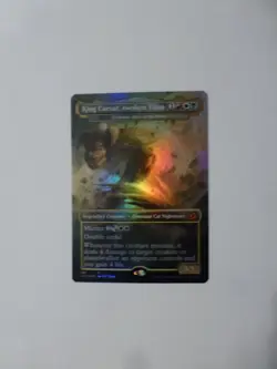 MtG Ikoria King Caesar, Awoken Titan NM BORDERLESS FOIL 0.75 Flat Ship VCT124052 - Image 1