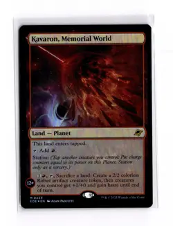Kavaron, Memorial World Foil Edge of Eternities NM Near Mint - Image 1