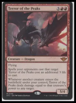 Terror of the Peaks #149 – Outlaws of Thunder Junction | MTG Red Dragon - Image 1