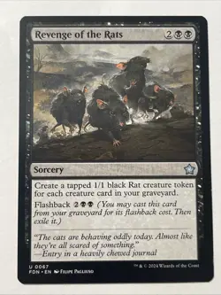 Revenge of the Rats #67 | Near Mint | Foundations FDN | Magic MTG - Image 1