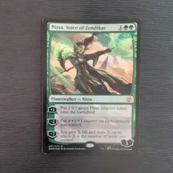Nissa, Voice of Zendikar HP Foil Duel Decks: Nissa vs. Ob Nixilis English MTG - Image 1